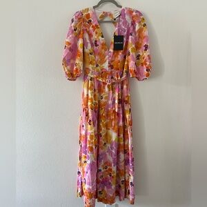 NICHOLAS Celie dress in the Bassett Floral Size 4